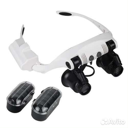 Очки лупа с подсветкой