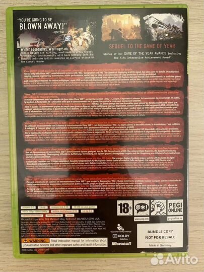 Gears of War 2 xbox 360