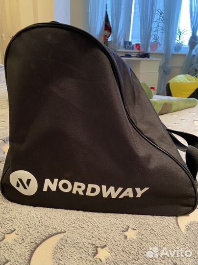 Коньки хоккейные nordway, размер 40 + сумка
