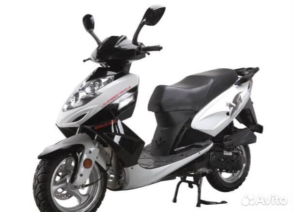 Скутер racer RC150T-15 stells белый