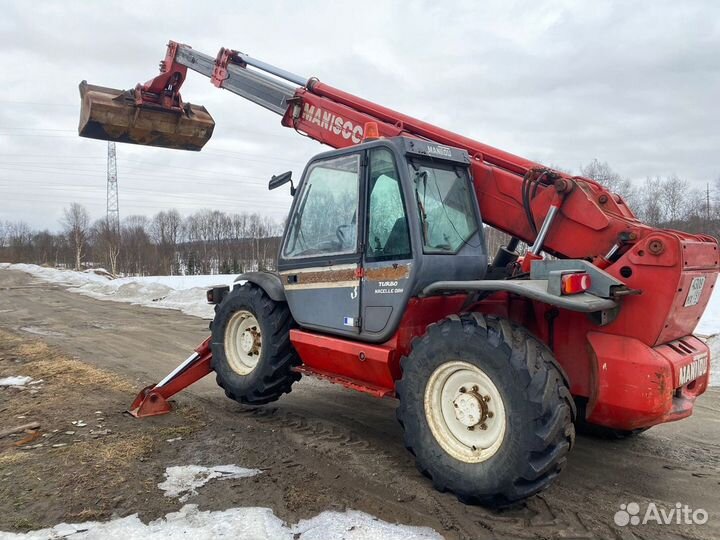 Телескопический погрузчик manitou