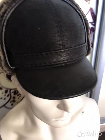 Меховая мужская кепка. Размер XL, объём 59