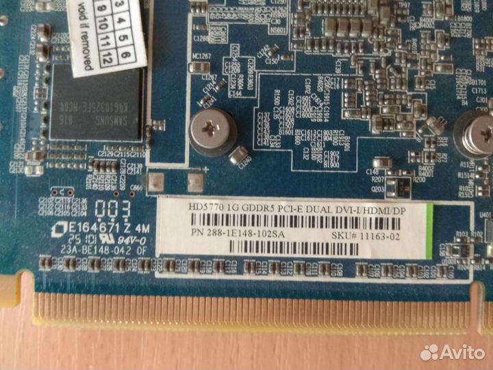 Видеокарта radeon hd 5770 1gb