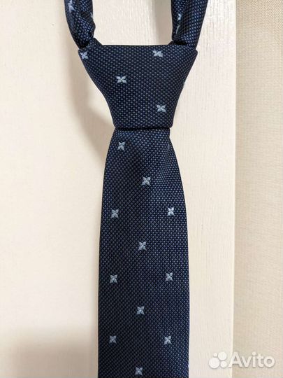 Галстук синий