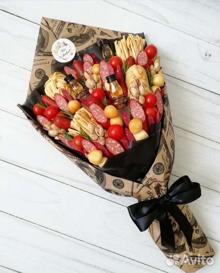 Мужской съедобный букет подарок