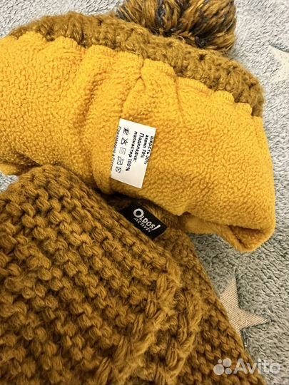 Шапка и снуд для мальчика зима