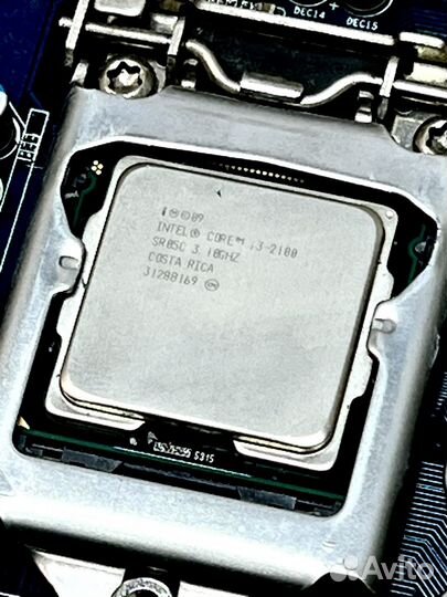 Комплект GA-H67M-D2-B3 / i3-2100 / DDR 16Gb