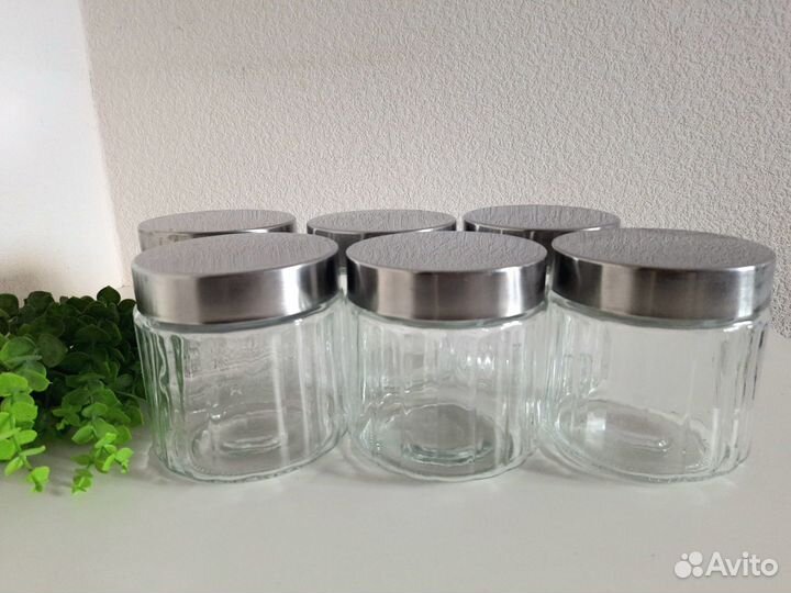 Банки для сыпучих продуктов стекло