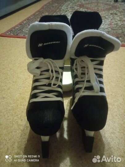 Коньки мужские 40 размер, 1 раз бу