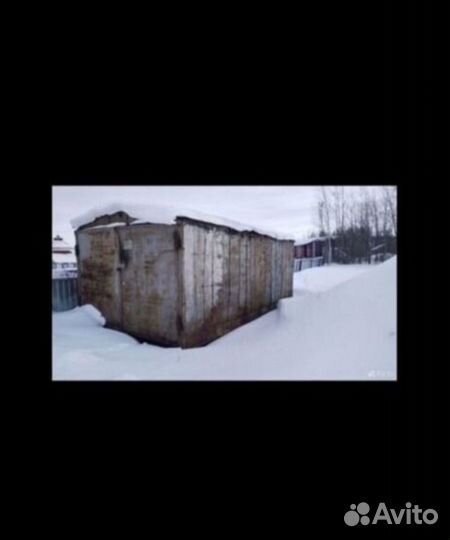 Металлический гараж б/у