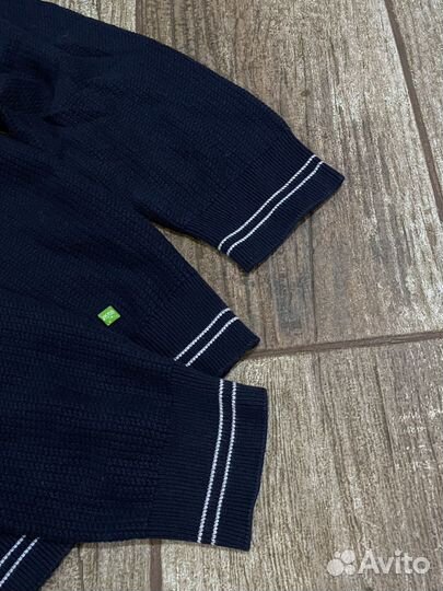 Тёмно-синий джемпер кофта Hugo Boss M оригинал