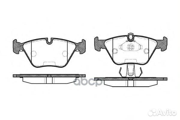 Колодки тормозные 027025 Remsa