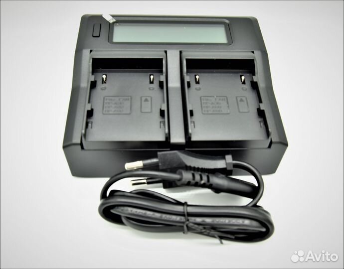 Двойное зарядное ус-во LCD для Canon BP-A30/60