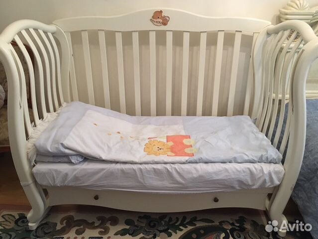 Детская кроватка babyitalia Andrea vip + матрас