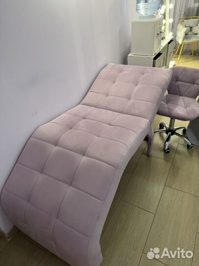 Кушетка для наращивания ресниц и стул