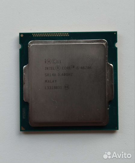 Процессор intel core i5-4670k