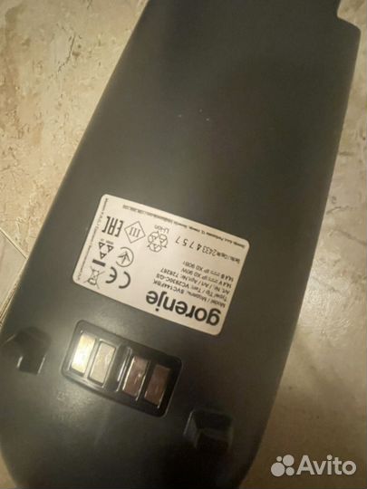 Пылесос gorenje svc144fbk с нюансом