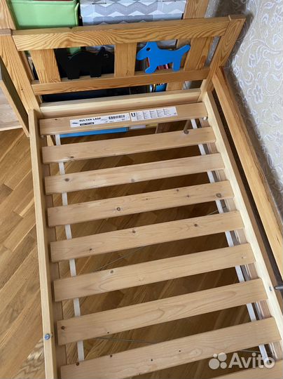 Детская кровать от 3-12 лет IKEA с бортиком