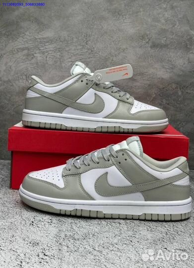 Кроссовки Nike Dunk Low White Grey 36-45