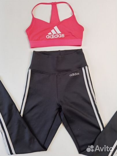 Спортивный костюм женский для фитнеса adidas xs