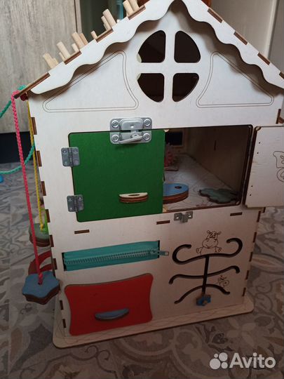 Бизиборд домик большой