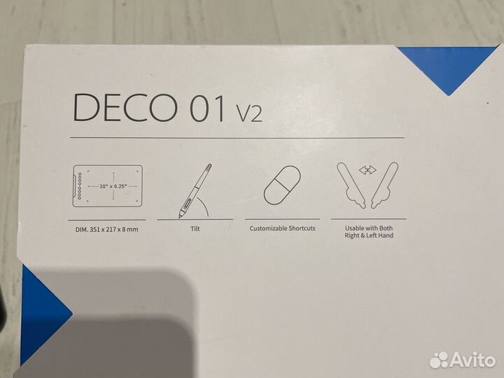 Графический планшет xp pen deco 01 v2