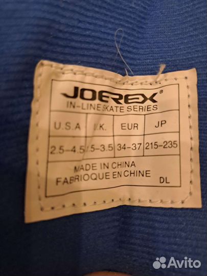 Ролики детские раздвижные, новые 34-37р