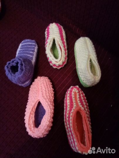 Вязаные следочки