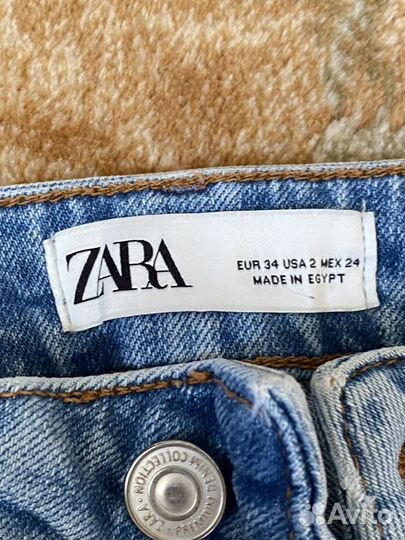 Джинсы zara женские 34