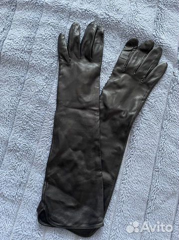 Перчатки женские кожаные