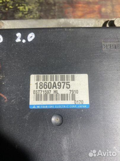 Эбу Mitsubishi lancer 2,0