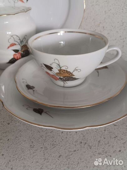 Чайный сервиз гдр Кахла