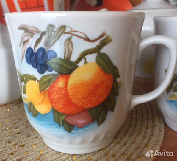 Банка. Бокалы. Кружки. Фарфор. Новые