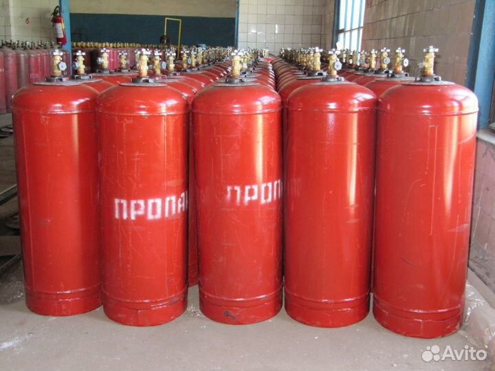 Газ пропан в балонах