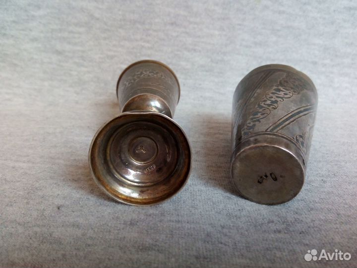 Кубачи рюмка стопка серебро 875 пробы