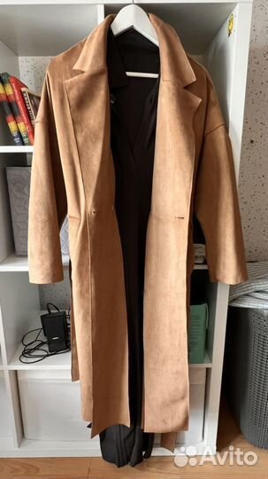 Новый тренч вискоза (под замшу)