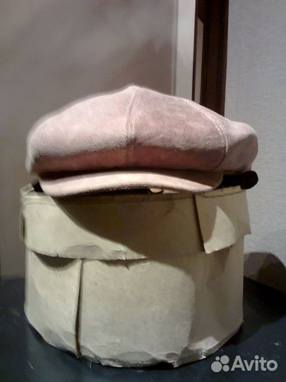 Кепка замшевая