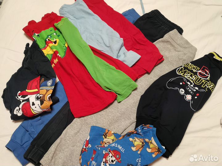 Одежда пакетом для мальчика 122 128 осенняя