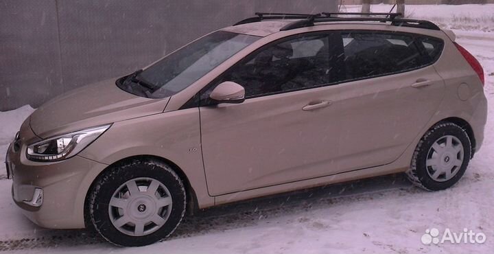 Рейлинги для автомобиля Hyundai Solaris 2011-2017