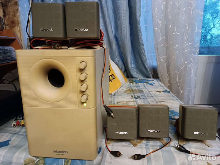 Акустические колонки для компьютераmicrolab x2/5.1