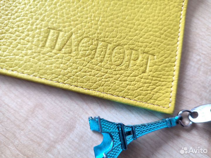 Кожаная обложка для паспорта новая