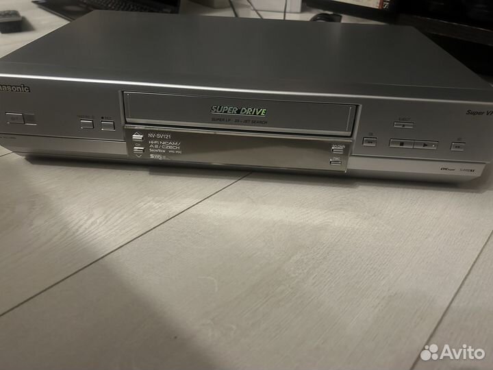 Новый Видеомагнитофон Panasonic nv-sv 121 S-VHS