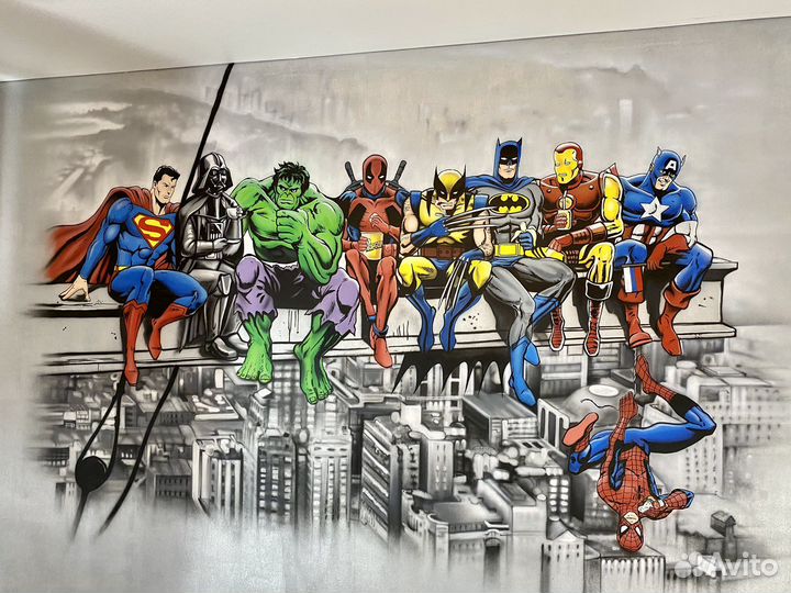 Роспись стен / фасадов, граффити