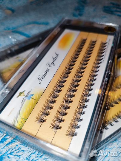 Накладные ресницы Nesura 20D / пучки ресниц 20D