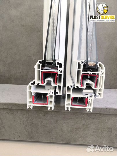 Дверь пластиковая rehau