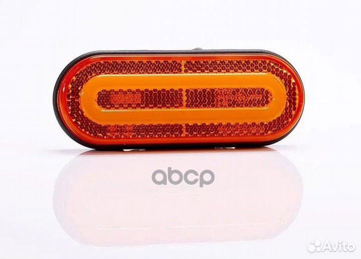 Фонарь габаритный LED, желтый, 120х47, с проводом