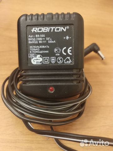 Адаптер для радиотелефона (9 Вольт)