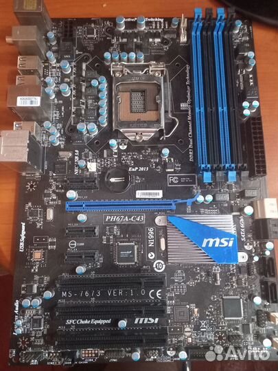 Материнская плата 1155 msi