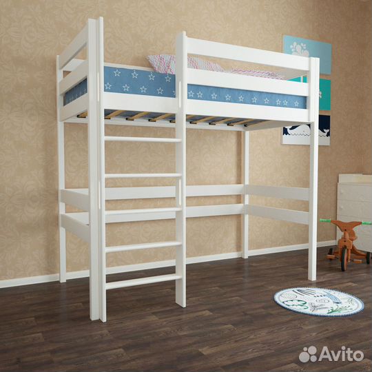 Кровать чердак из дерева