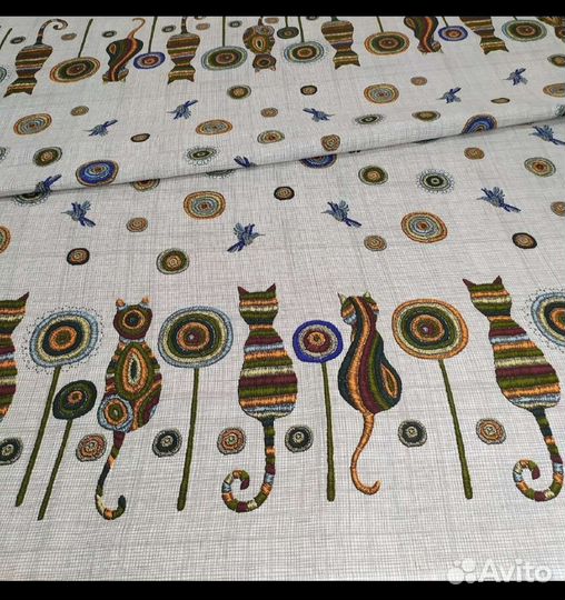 Кухонные полотенца рогожка